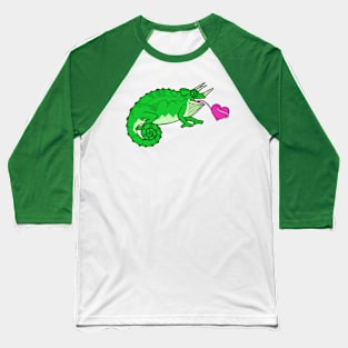 Chameleon Love Baseball T-Shirt